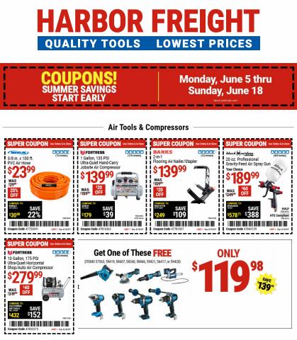 Harbor Freight Tools catalogue in New York | Summer Savings | 6/5/2023 - 6/18/2023