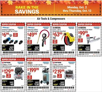 Offer on page 10 of the Harbor Freight Tools weekly ad catalog of Harbor Freight Tools
