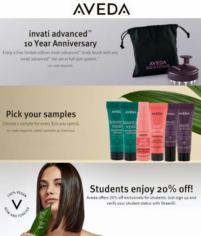 Beauty & Personal Care offers in Dallas TX | Aveda - Offers in Aveda | 5/11/2022 - 6/8/2022