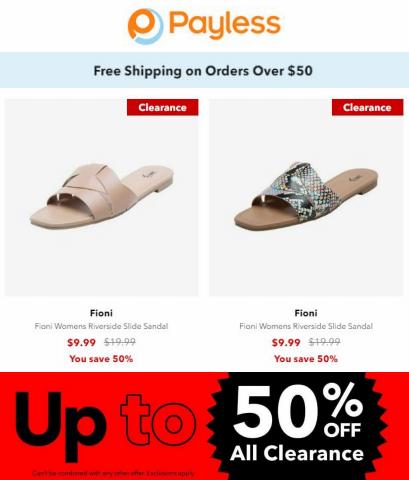 Clothing & Apparel offers in Hayward CA | Payless - Offers in Payless | 8/3/2022 - 8/18/2022