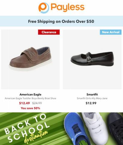 Clothing & Apparel offers in Denton TX | Payless - Offers in Payless | 8/19/2022 - 9/3/2022