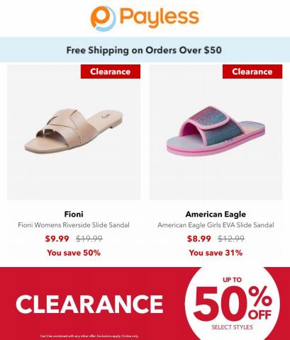 Clothing & Apparel offers in Valparaiso IN | Clearance in Payless | 9/12/2022 - 9/27/2022