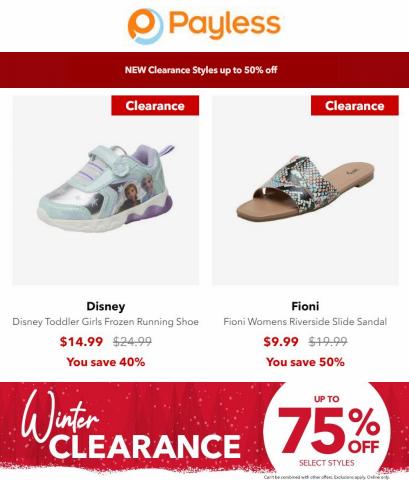 Payless catalogue in Chicago IL | Winter Clearance | 2/6/2023 - 2/21/2023