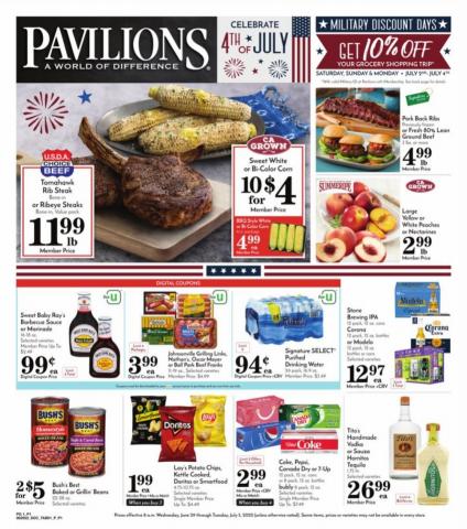 Grocery & Drug offers in Denton TX | Weekly Ad in Pavilions | 6/30/2022 - 7/5/2022