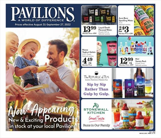 Grocery & Drug offers in Laguna Niguel CA | Pavilions flyer in Pavilions | 8/31/2022 - 9/27/2022