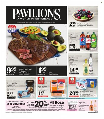 Pavilions catalogue in Los Angeles CA | Weekly Add Pavilions | 3/22/2023 - 3/28/2023