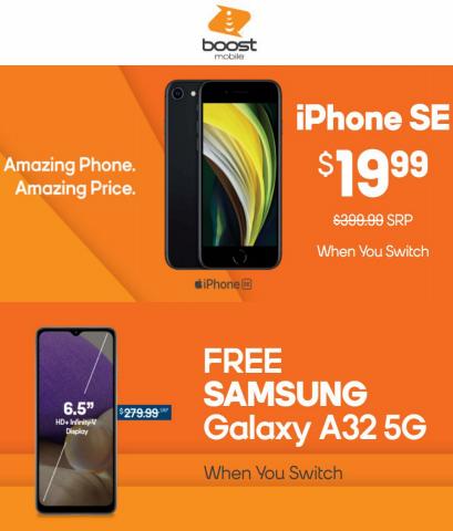 Electronics & Office Supplies offers in Wheaton IL | Boost Mobile - Offers in Boost Mobile | 5/6/2022 - 6/4/2022