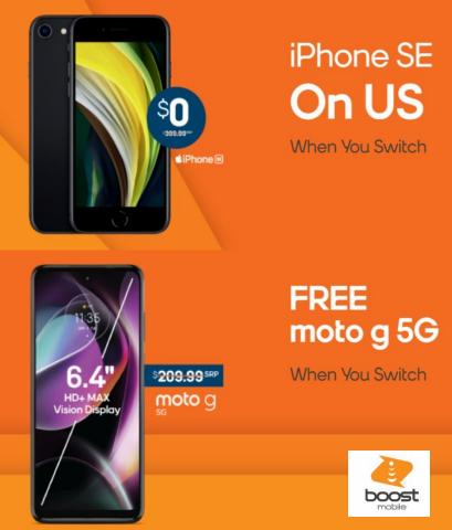 Electronics & Office Supplies offers in Warrington PA | Boost Mobile - Offers in Boost Mobile | 8/3/2022 - 9/5/2022