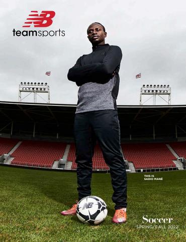 Offer on page 39 of the Soccer S22/F22 catalog of New Balance