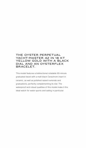 Rolex catalogue in Houston TX | Rolex Yacht Master | 1/30/2023 - 1/31/2024