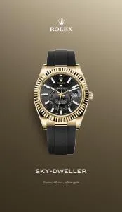 Offer on page 10 of the Rolex Sky Dweller catalog of Rolex