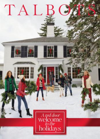 Offer on page 36 of the Talbots Here's to the holidays! catalog of Talbots