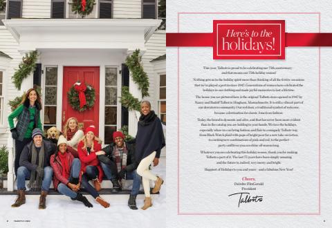 Talbots catalogue in Saint Louis MO | Talbots Here's to the holidays! | 11/24/2022 - 12/31/2022