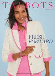 Offer on page 20 of the Talbots FRESH FORWARD catalog of Talbots