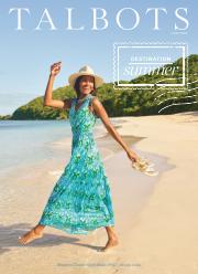 Offer on page 18 of the Talbots DESTINATION: SUMMER catalog of Talbots