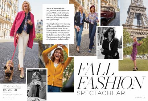 Talbots catalogue in Orland Park IL | Talbots FALL FASHION SPECTACULAR | 8/22/2023 - 9/30/2023