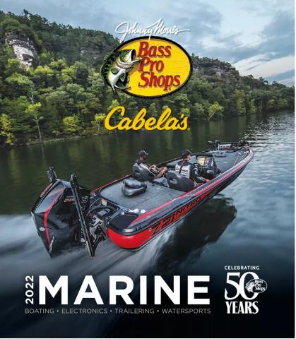 Offer on page 58 of the 2022 Marine catalog of Bass Pro