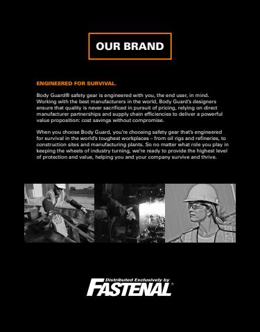 Fastenal catalogue in New York | Body Guard Catalog | 8/1/2022 - 12/31/2022