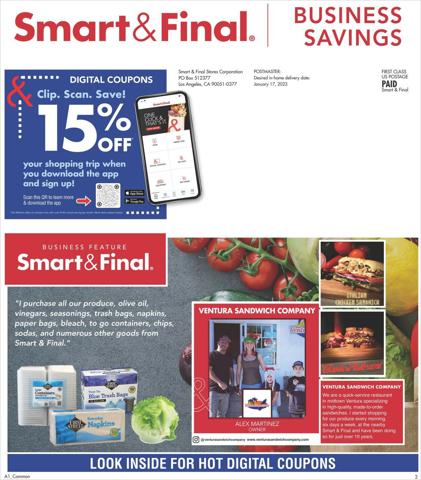 Smart & Final catalogue in Chino Hills CA | Smart & Final flyer | 1/18/2023 - 1/31/2023