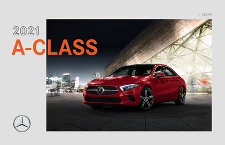 Offer on page 11 of the 2021 A-Class catalog of Mercedes-Benz