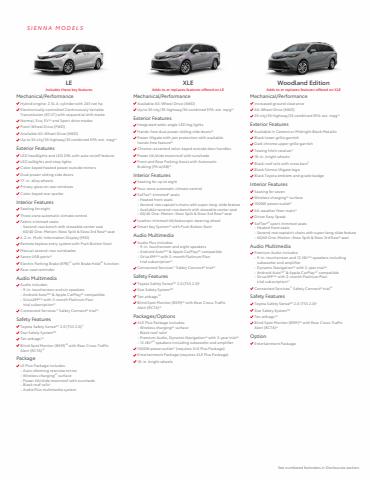 Toyota catalogue | Sienna | 7/23/2022 - 7/23/2023