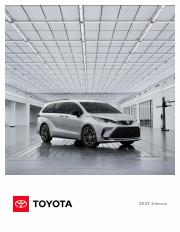 Offer on page 9 of the Sienna catalog of Toyota