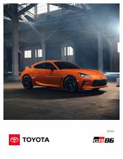 Offer on page 4 of the GR86 catalog of Toyota
