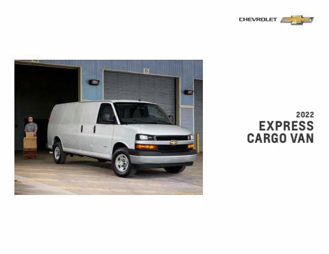 Chevrolet catalogue | 2022 Chevrolet Express Cargo | 1/18/2022 - 5/31/2022