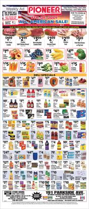 4th of July deals in the Pioneer Supermarkets catalog ( Expires tomorrow)