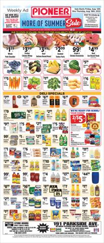Grocery & Drug offers in Ridgewood NY | Pioneer Supermarkets weekly ad in Pioneer Supermarkets | 8/12/2022 - 8/18/2022