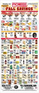 Offer on page 6 of the Pioneer Supermarkets weekly ad catalog of Pioneer Supermarkets