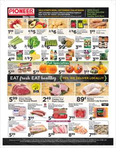 Grocery & Drug offers in Hoboken NJ | Pioneer Supermarkets weekly ad in Pioneer Supermarkets | 9/25/2023 - 10/1/2023