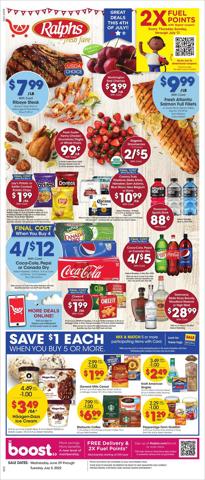 Ralphs catalogue in Bell CA | Ralphs Weekly ad | 6/28/2022 - 7/5/2022