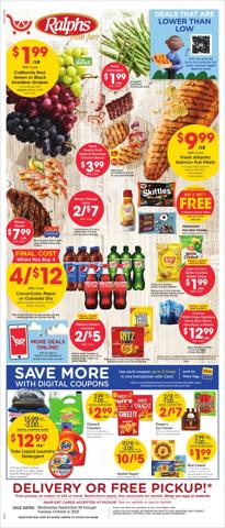 Ralphs catalogue in San Diego CA | Ralphs Weekly ad | 9/28/2022 - 10/4/2022
