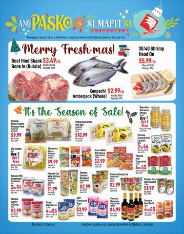 Offer on page 1 of the Weekly Specials catalog of Seafood City
