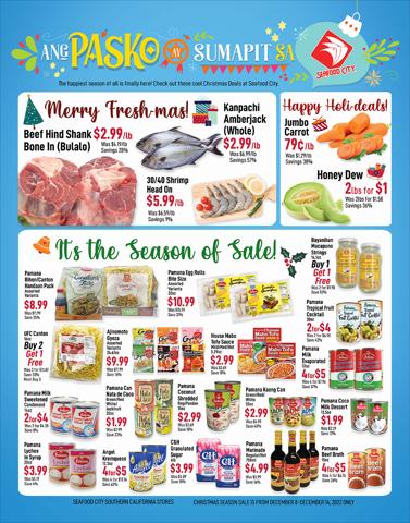Grocery & Drug offers in Lakewood CA | Weekly Specials in Seafood City | 12/8/2022 - 12/14/2022