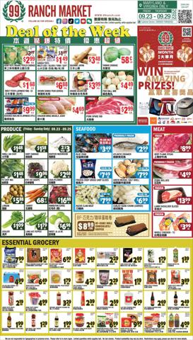 Grocery & Drug offers in Arlington VA | 99 ranch weekly ad in 99 Ranch | 9/23/2022 - 9/29/2022