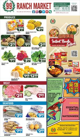 99 Ranch catalogue in Houston TX | 99 ranch weekly ad | 10/7/2022 - 10/13/2022