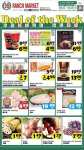 Grocery & Drug offers in South San Francisco CA | 99 ranch weekly ad in 99 Ranch | 9/22/2023 - 9/25/2023