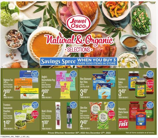 Grocery & Drug offers in Chicago Heights IL | Jewel-Osco Weekly ad in Jewel-Osco | 11/30/2022 - 12/27/2022