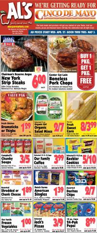 Al's Supermarket catalogue in Michigan City IN | Weekly Ad | 4/27/2022 - 5/3/2022