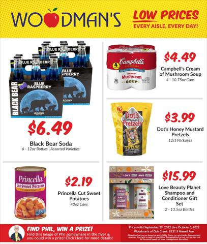 Woodman's catalogue in Racine WI | Woodman's weekly ad | 9/29/2022 - 10/2/2022