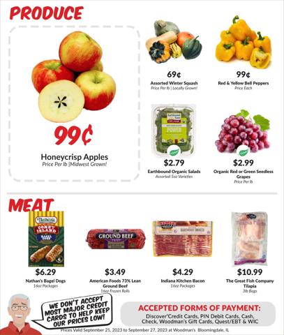 Woodman's catalogue in Bloomingdale IL | Woodman's weekly ad | 9/21/2023 - 9/27/2023