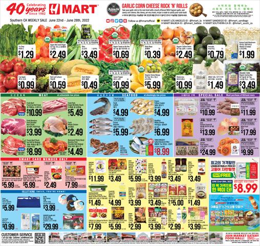 Grocery & Drug offers in Carlsbad CA | Hmart weekly ad in Hmart | 6/22/2022 - 6/28/2022
