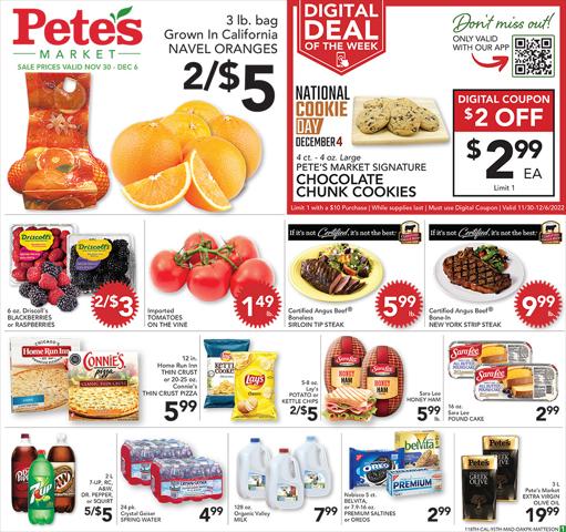 Grocery & Drug offers in Chicago Heights IL | Pete's Fresh Market weekly ad in Pete's Fresh Market | 11/30/2022 - 12/6/2022