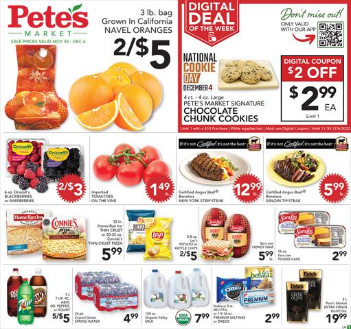 Grocery & Drug offers in Aurora IL | Pete's Fresh Market weekly ad in Pete's Fresh Market | 11/30/2022 - 12/6/2022