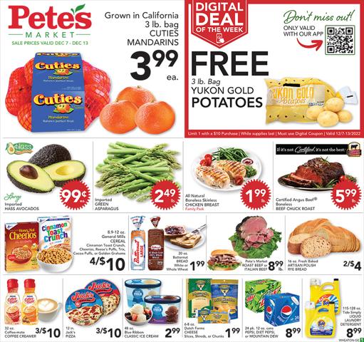 Pete's Fresh Market catalogue | Pete's Fresh Market weekly ad | 12/7/2022 - 12/13/2022