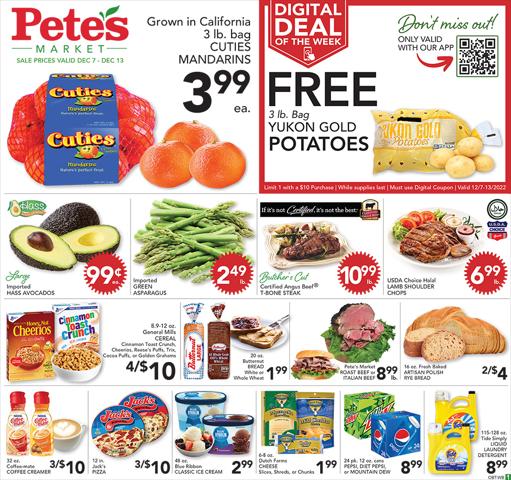 Pete's Fresh Market catalogue in Orland Park IL | Pete's Fresh Market weekly ad | 12/7/2022 - 12/13/2022