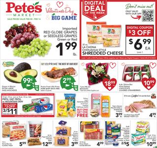 Grocery & Drug offers in Bartlett IL | Pete's Fresh Market weekly ad in Pete's Fresh Market | 2/8/2023 - 2/14/2023