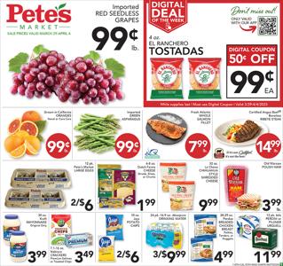 Grocery & Drug offers in Evanston IL | Pete's Fresh Market weekly ad in Pete's Fresh Market | 3/29/2023 - 4/4/2023